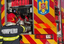Incendiu în comuna Lelești