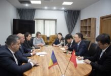 Președintele CJ Gorj, Cosmin Popescu, întâlnire oficială cu ambasadorul Chinei în România