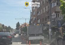 Societățile care modernizează drumurile din Gorj, amendate de polițiștii rutieri