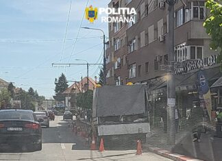 Societățile care modernizează drumurile din Gorj, amendate de polițiștii rutieri