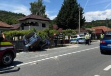 Două persoane rănite în accidentul de la Vârț