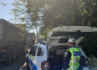 Polițiștii rutieri efectuează controale pe drumurile din Gorj