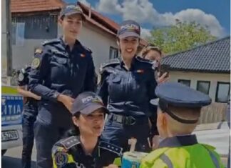 VIDEO Polițiștii gorjeni, acasă la un copil de 7 ani