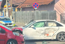 Șofer transportat la spital, după un accident în Târgu Jiu