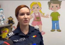 Camere speciale pentru audierea minorilor, amenajate în sediile Poliției Rovinari și Târgu Cărbunești. Desene realizate chiar de o polițistă