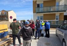 13 persoane prinse la muncă fără contract pe șantierul din cartierul Narciselor din Târgu Jiu