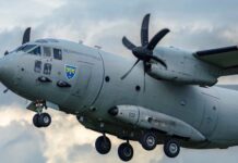 Incendiul din Parâng, în a cincea zi: un avion militar C-27J Spartan intervine cu 6.000 de litri de apă pe zbor